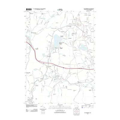 2012 Map of Stockbridge, 2012 Print