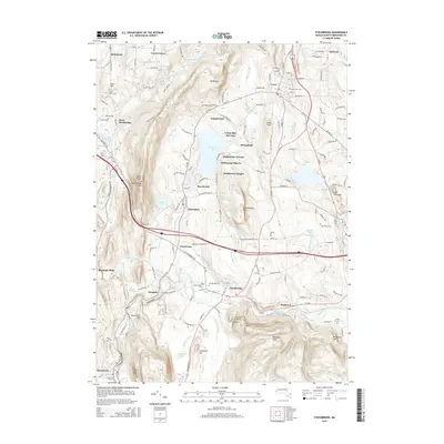 2015 Map of Stockbridge, 2015 Print