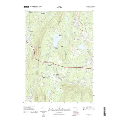 2018 Map of Stockbridge, 2018 Print