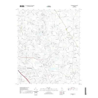 2020 Map of Stockbridge, 2020 Print