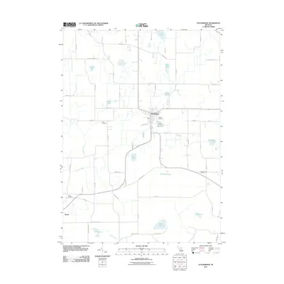 2011 Map of Stockbridge, 2011 Print