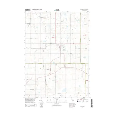 2014 Map of Stockbridge, 2014 Print