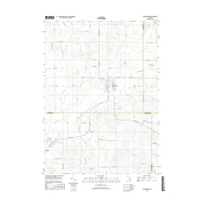 2017 Map of Stockbridge, 2017 Print