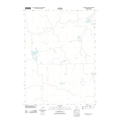 2011 Map of Stockdale Lake, 2011 Print