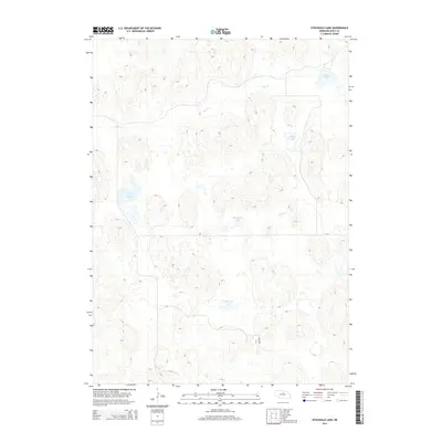 2014 Map of Stockdale Lake, 2014 Print