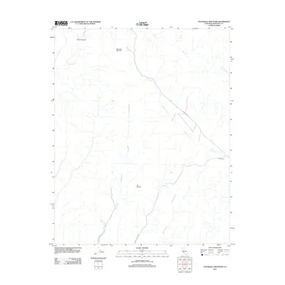 2012 Map of Stockdale Mountain, 2012 Print