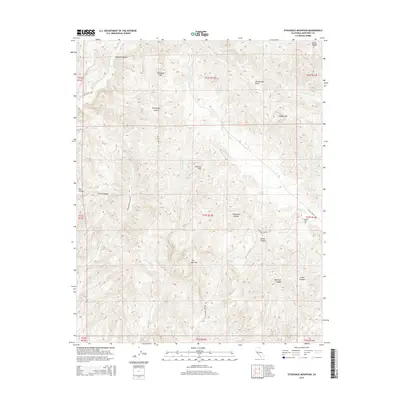 2015 Map of Stockdale Mountain, 2015 Print