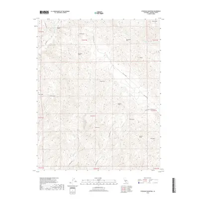 2018 Map of Stockdale Mountain, 2018 Print