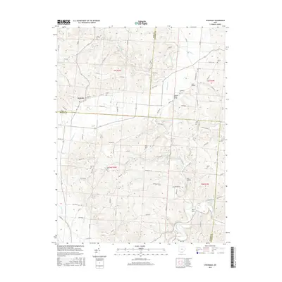 2016 Map of Stockdale, 2016 Print