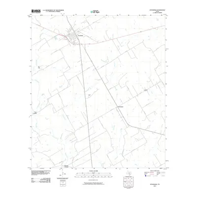 2010 Map of Stockdale, 2010 Print