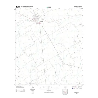 2013 Map of Stockdale, 2013 Print