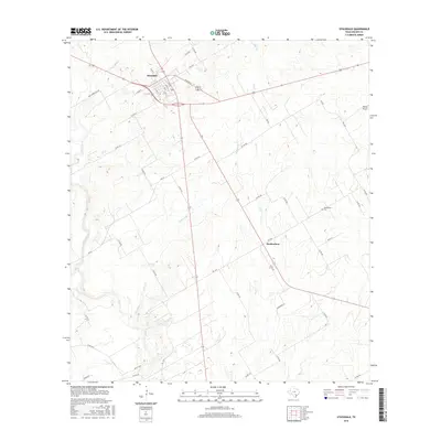 2016 Map of Stockdale, 2016 Print