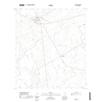 2019 Map of Stockdale, 2019 Print