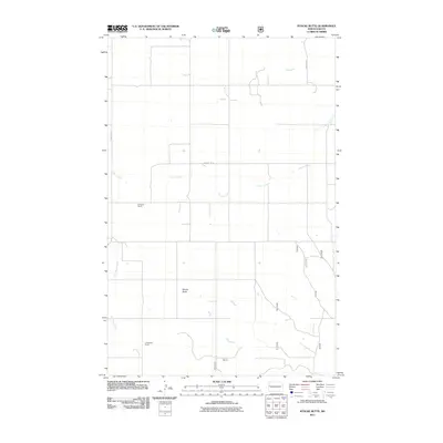 2011 Map of Stocke Butte, 2011 Print