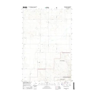 2014 Map of Stocke Butte, 2014 Print