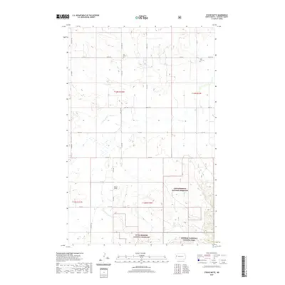 2020 Map of Stocke Butte, 2020 Print