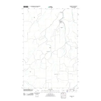 2011 Map of Stockett, 2011 Print