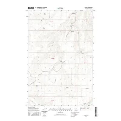 2017 Map of Stockett, 2017 Print