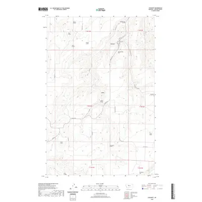 2020 Map of Stockett, 2020 Print