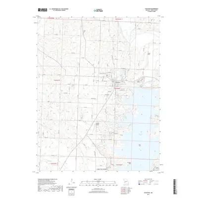 2017 Map of Stockton, 2017 Print
