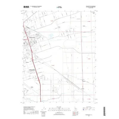 2018 Map of Stockton East, 2018 Print