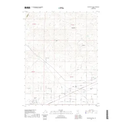 2018 Map of Stockton Flat Well, 2018 Print