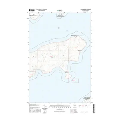2015 Map of Stockton Island, 2015 Print