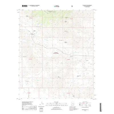 2018 Map of Stockton Pass, 2018 Print