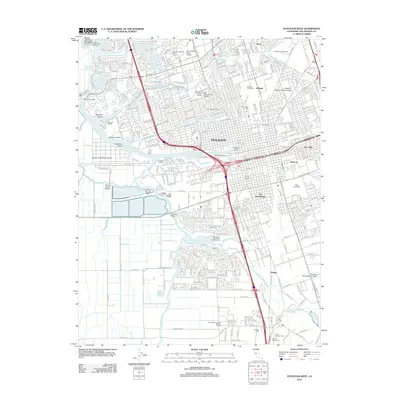 2012 Map of Stockton West, 2012 Print