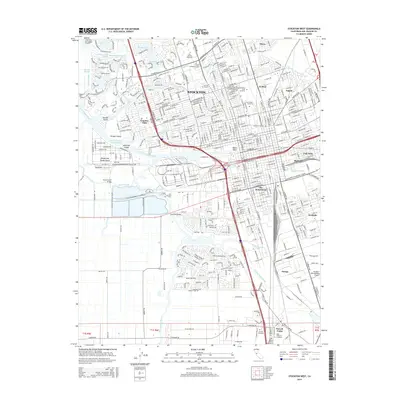 2015 Map of Stockton West, 2015 Print