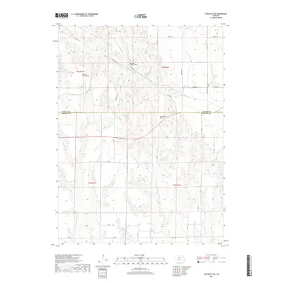 2017 Map of Stockville NE, 2017 Print