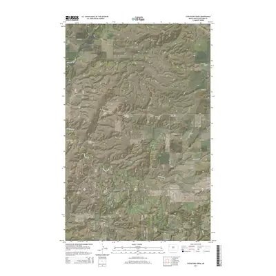 2014 Map of Stockyard Creek, 2014 Print