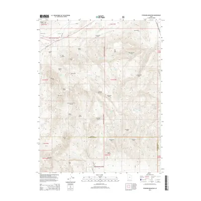 2014 Map of Stoddard Mountain, 2014 Print