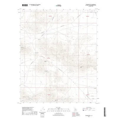 2018 Map of Stoddard Well, 2018 Print