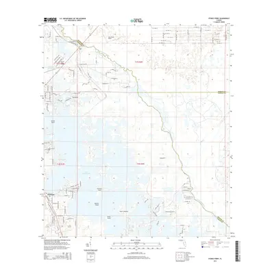 2015 Map of Stokes Ferry, 2015 Print