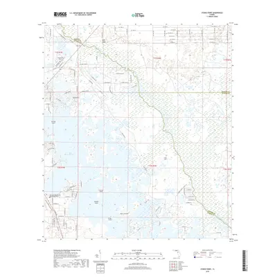 2018 Map of Stokes Ferry, 2018 Print
