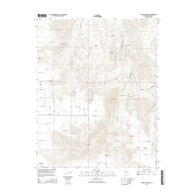 2015 Map of Stokes Mountain, 2015 Print