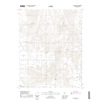 2018 Map of Stokes Mountain, 2018 Print