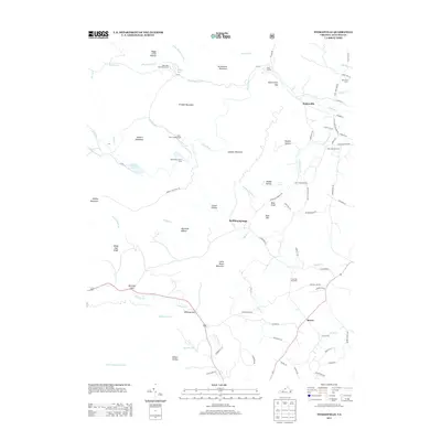 2013 Map of Stokesville, 2013 Print