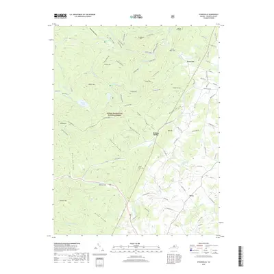 2019 Map of Stokesville, 2019 Print