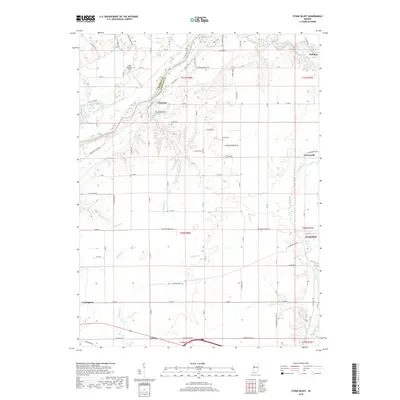 2019 Map of Stone Bluff, 2019 Print