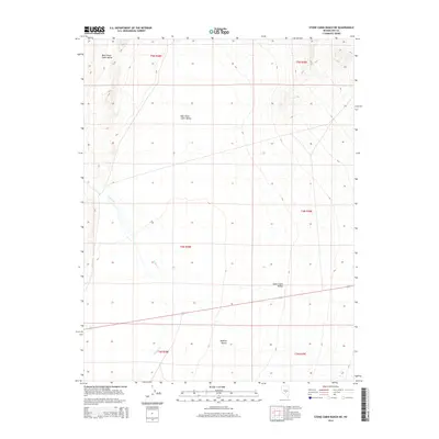 2014 Map of Stone Cabin Ranch NE, 2014 Print