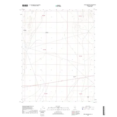 2018 Map of Stone Cabin Ranch NE, 2018 Print