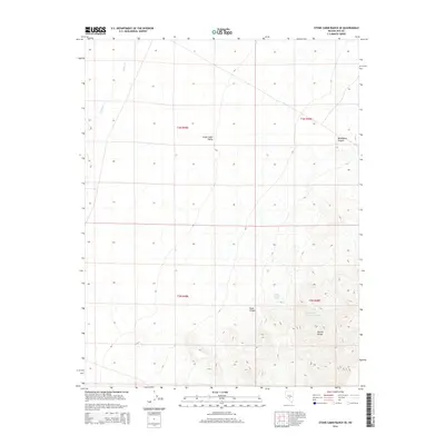 2014 Map of Stone Cabin Ranch SE, 2014 Print