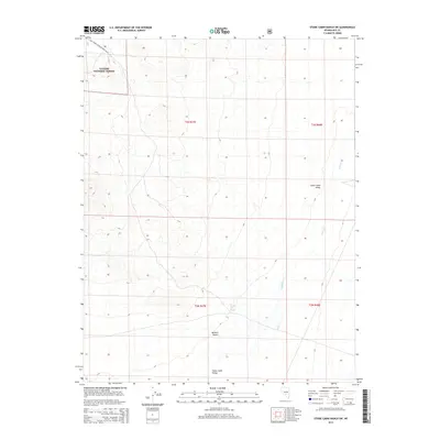 2014 Map of Stone Cabin Ranch SW, 2014 Print