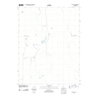 2010 Map of Stone City, 2010 Print