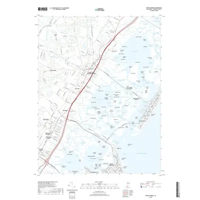 2019 Map of Stone Harbor, 2019 Print