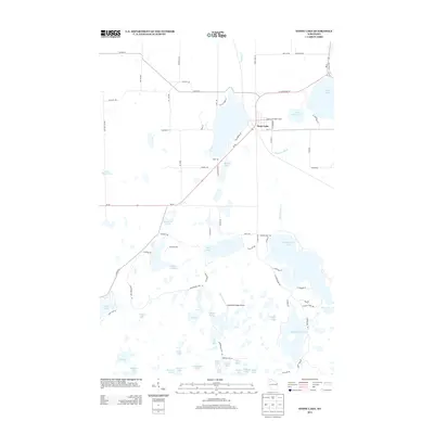2013 Map of Stone Lake, 2013 Print