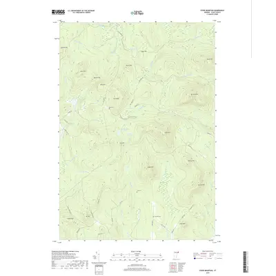 2018 Map of Stone Mountain, 2018 Print