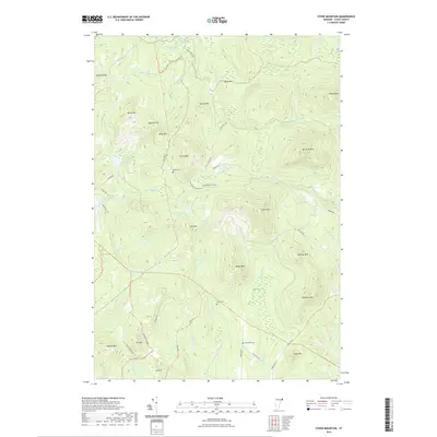 2021 Map of Stone Mountain, 2021 Print